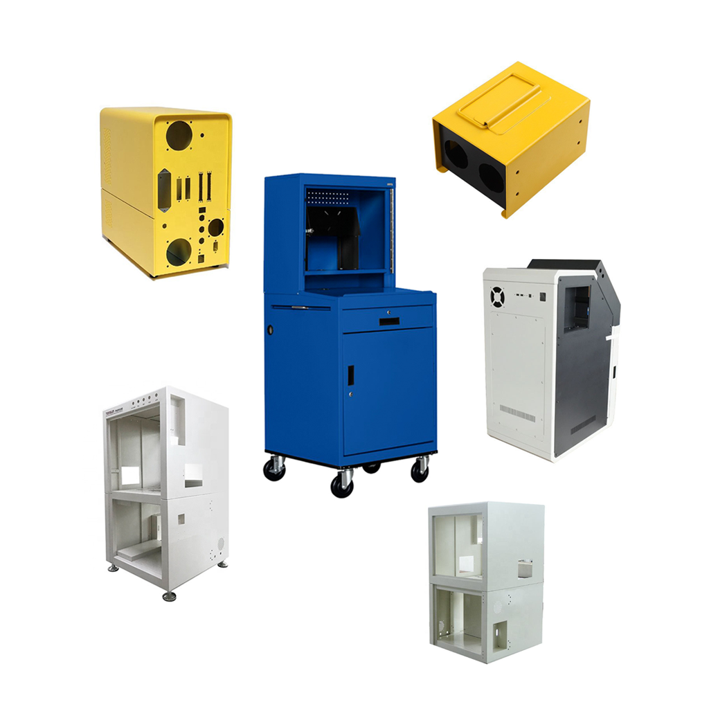 Custom Equipment Enclosure CNC Processing Cabinet  Aluminum Parts  Stainless Steel Sheet Metal Stamping Precision Welding Service